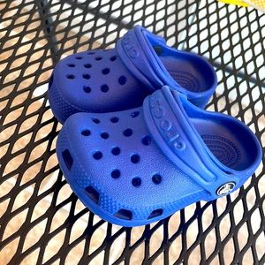 Blue crocs